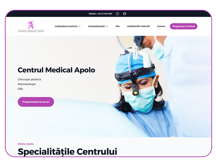 Desktop Centrul Apolo stanga