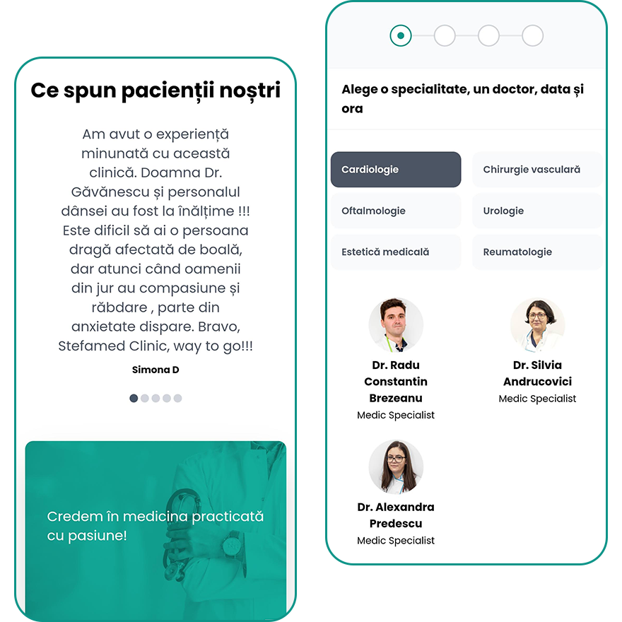 Ansamblu cu 2 mobile Stefarimed dreapta
